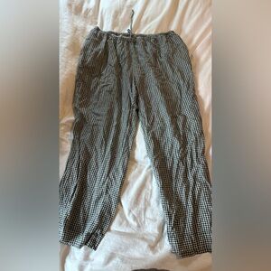 a new day Black and White Checkered Pants